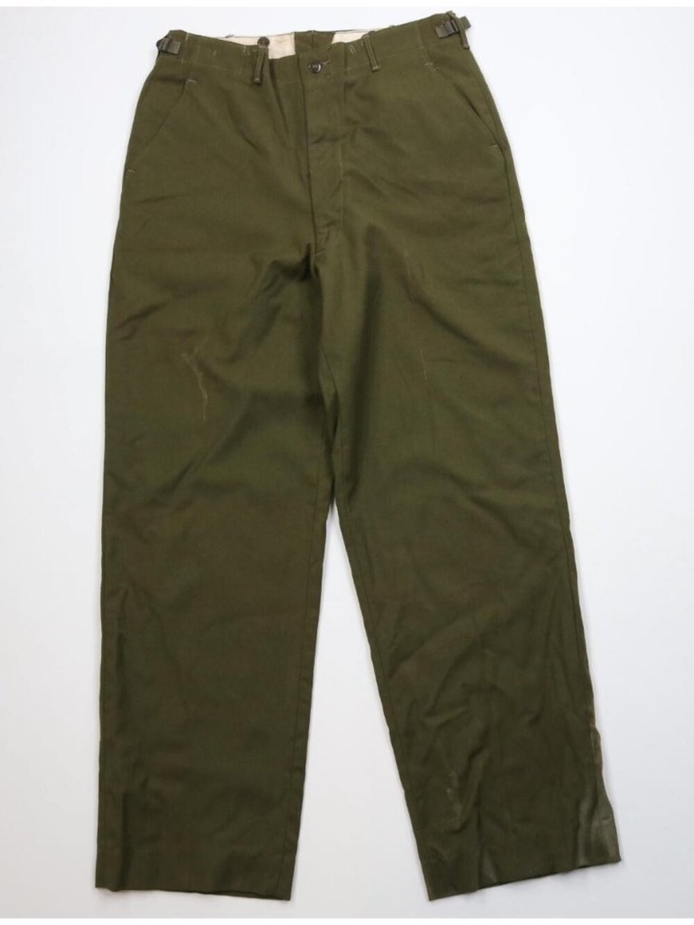Vtg 50s Korean War Mens Medium Long Distressed USGI M1951 Wool Field Pants USA